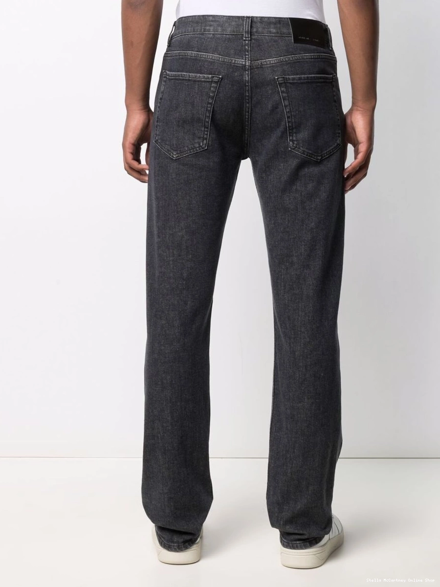 Affordable Women McCartney Stella straight-leg jeans logo-print 0501